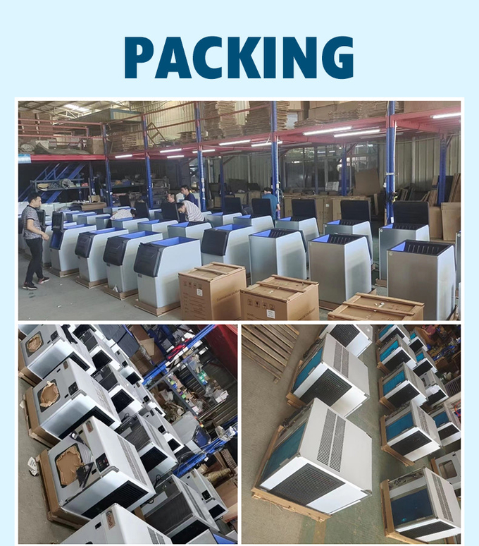 Grote Capaciteit 400 kg Commerciële Ijsmachine Cube Maker Industriële Ijs Making Machine 13