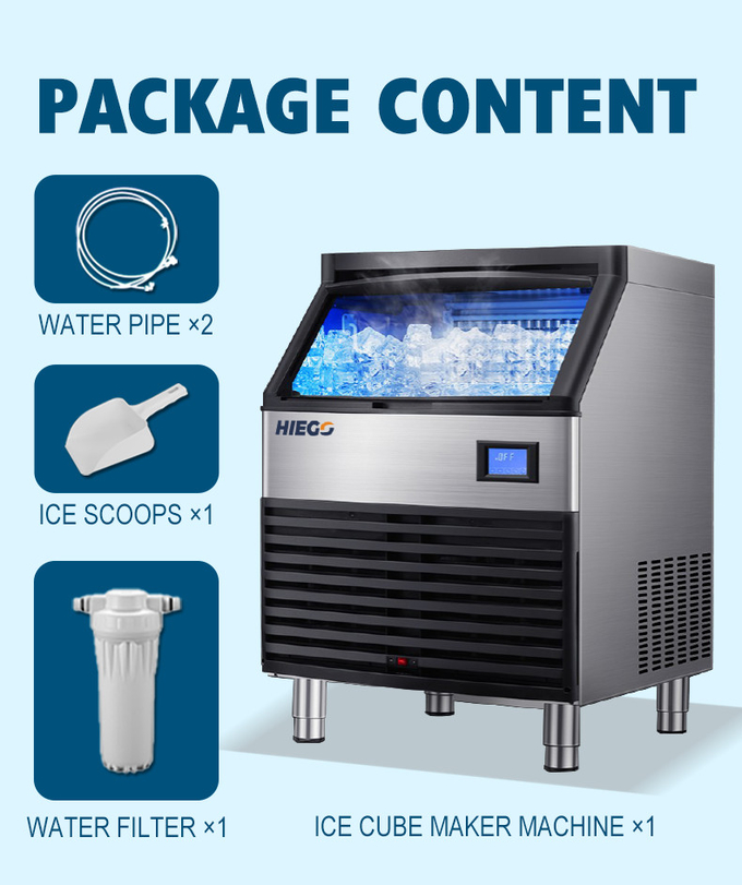 Commerciële ijsmachine 100kg Easy Control 110v 220v sneeuwvlokijsmachine 6