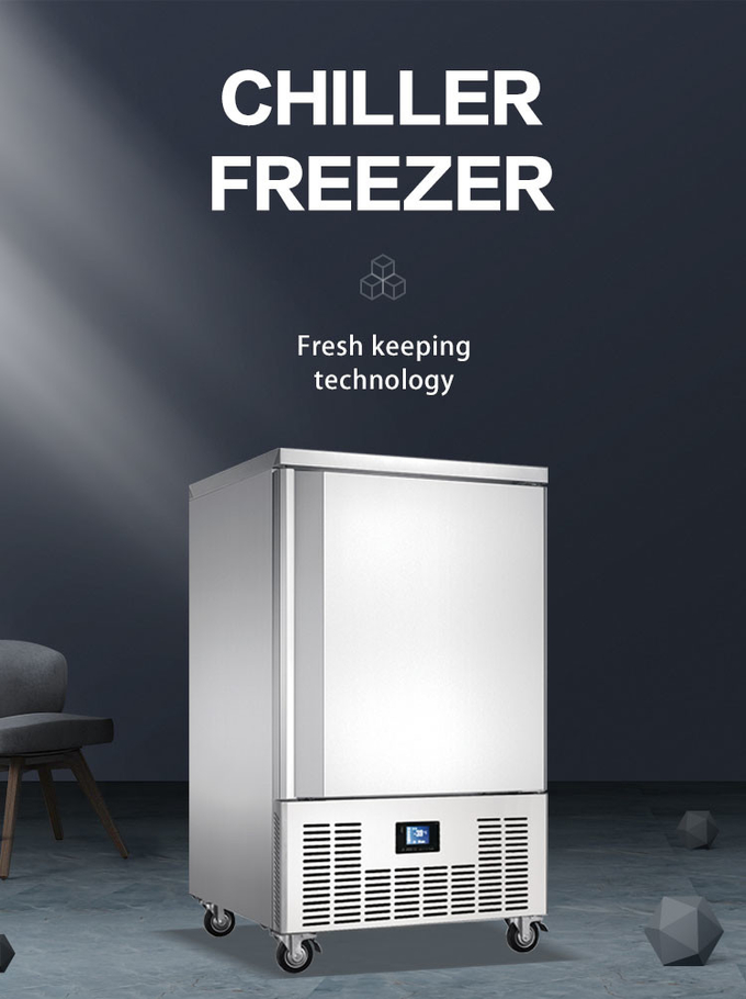 5 Laden Automatische Koude Opslag Blast Freezer Chiller Aanrecht Ontdooien 0